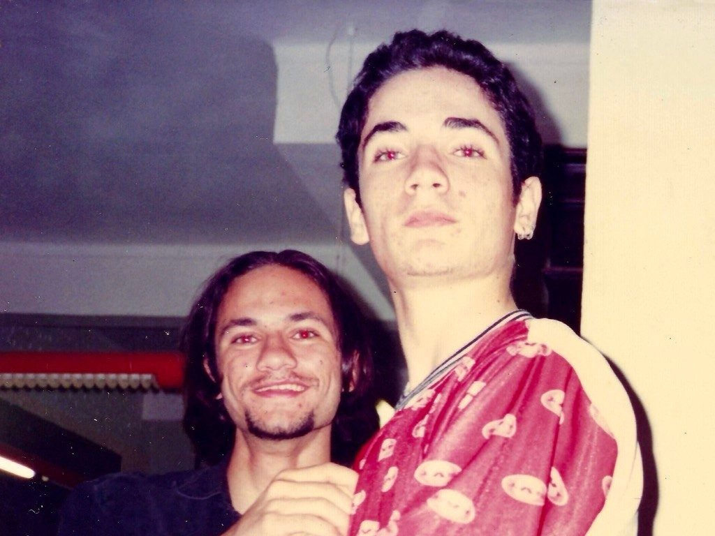 Ricardo Almeida e o irmão Luís Miguel